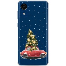 Чохол для Samsung Galaxy A03 Core (A032) MixCase Новий рік ялинка їде додому