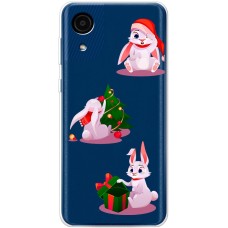Чохол для Samsung Galaxy A03 Core (A032) MixCase Новий рік символ року кролик