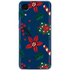 Чохол для Samsung Galaxy A03 Core (A032) MixCase Новий рік патерн омела