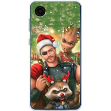Чохол для Samsung Galaxy A03 Core (A032) MixCase Новий рік новорічний Марвел