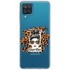 Чохол для Samsung Galaxy A12 / M12 MixCase Леопард super mom