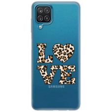 Чохол для Samsung Galaxy A12 / M12 MixCase Леопард love