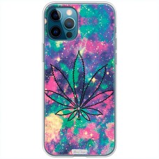 Чохол для iPhone 12 Pro MixCase трава лист на кольоровому