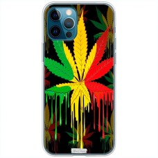 Чохол для iPhone 12 Pro MixCase трава листя у квітах