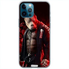 Чохол для iPhone 12 Pro MixCase спорт принт спорт піт буль боєць