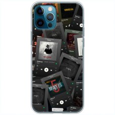 Чохол для iPhone 12 Pro MixCase музика альбоми темний