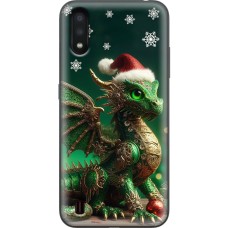 Чохол для Samsung Galaxy A01 (A015) MixCase Новий рік дракон в обладунках