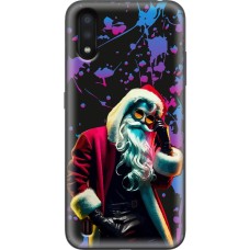 Чохол для Samsung Galaxy A01 (A015) MixCase Новий рік гламурний Святий Миколай