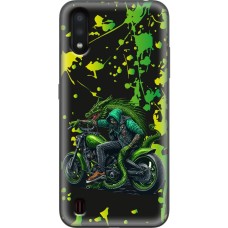 Чохол для Samsung Galaxy A01 (A015) MixCase Новий рік байкер
