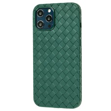 Чохол для iPhone 12 Pro Max Weaving case зелений