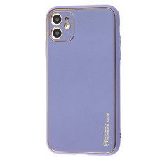 Чохол для iPhone 11 Leather Xshield lavender gray
