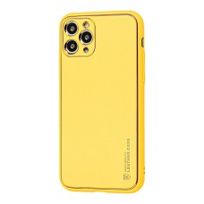 Чохол для iPhone 11 Pro Leather Xshield жовтий