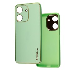 Чохол для Xiaomi Redmi 13C / Poco C65  Leather Xshield pistachio