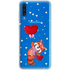 Чохол для Samsung Galaxy A50 / A50S / A30S MixCase день закоханих єнот та кулька