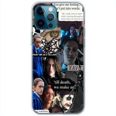 Чохол для iPhone 13 Pro Mixcase Венздей колаж Ксавьє готика