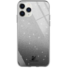 Чохол для iPhone 11 Pro Max Swaro glass сріблясто-чорний