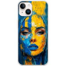 Чохол для iPhone 15 Plus MixCase патріотичні обличчя олією