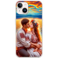 Чохол для iPhone 15 Plus MixCase патріотичні поцілунок