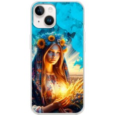 Чохол для iPhone 15 Plus MixCase патріотичні україночка