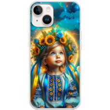 Чохол для iPhone 15 Plus MixCase патріотичні маленька україночка