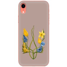 Чохол для iPhone Xr MixCase патріотичні квіти у формі герба
