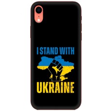 Чохол для iPhone Xr MixCase патріотичний "I stand with Ukraine"