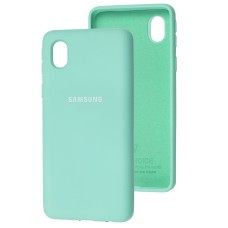 Чохол для Samsung Galaxy A01 Core (A013) Silicone Full бірюзовий