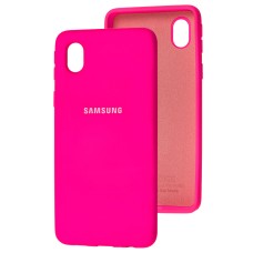 Чохол для Samsung Galaxy A01 Core (A013) Silicone Full рожевий