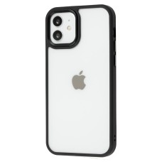 Чохол для iPhone 12/12 Pro Metal Buttons чорний