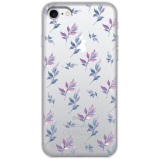 Чохол для iPhone 7 / 8 Mixcase квіти патерн гілки з градієнтом