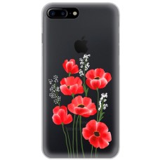 Чохол для iPhone 7 Plus / 8 Plus Mixcase квіти маки в польових травах