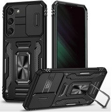 Чохол для Samsung Galaxy S21 (G991) Camshield Army Ring чорний