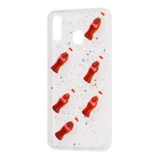 Чохол для Samsung Galaxy M20 (M205) 3D confetti "кола"