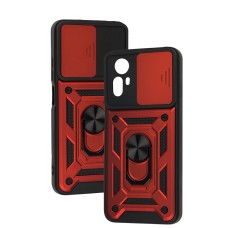 Чохол для Xiaomi Redmi Note 12S Serge Ring Armor ударостійкий червоний