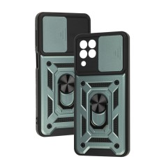 Чохол для Samsung Galaxy M53 (M536) Serge Ring Armor ударостійкий зелений