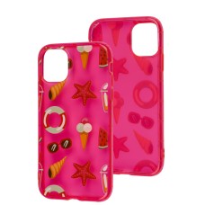 Чохол для iPhone 11 Summer Time pink/sea