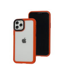 Чохол для iPhone 11 Pro Max Metal Buttons червоний