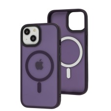 Чохол для iPhone 15 WAVE Matte Insane MagSafe deep purple