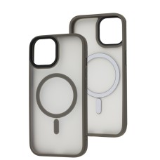 Чохол для iPhone 15 WAVE Matte Insane MagSafe gray