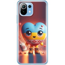 Чохол для Xiaomi Mi 11 Lite MixCase асорті Серце орнамент