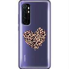 Чохол для Xiaomi Mi Note 10 Lite MixCase Леопард серце