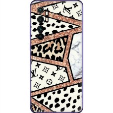 Чохол для Xiaomi Mi Note 10 Lite MixCase Леопард Louis Vuitton мозаїка