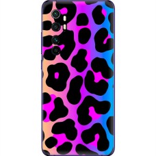Чохол для Xiaomi Mi Note 10 Lite MixCase Леопард неон