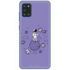 Чохол для Samsung Galaxy A31 (A315) Mixcase в космосі дизайн один 17