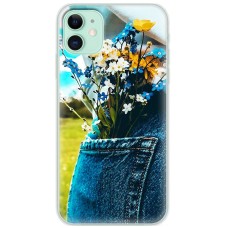 Чохол для iPhone 11 MixCase патріотичні квіти України
