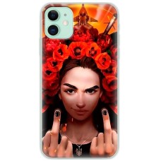 Чохол для iPhone 11 MixCase патріотичні Чарівна Українка