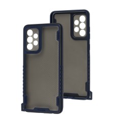 Чохол для Samsung Galaxy A52 Carbon strap blue