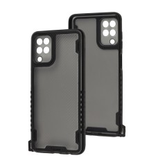 Чохол для Samsung Galaxy A12/M12 Carbon strap black