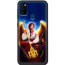 Чохол для Samsung Galaxy M21 / M30s MixCase патріотичні українка ангел з тризубо