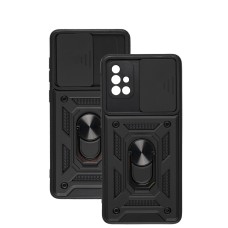 Чохол для Samsung Galaxy A51 (A515) / M40s 4G Serge Ring Armor чорний